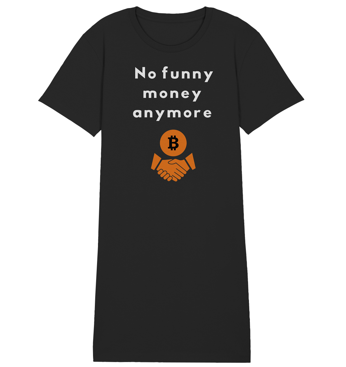 No funny money anymore (Ladies Collection 21% Rabatt bis zum Halving 2024) - Ladies Organic Shirt Dress