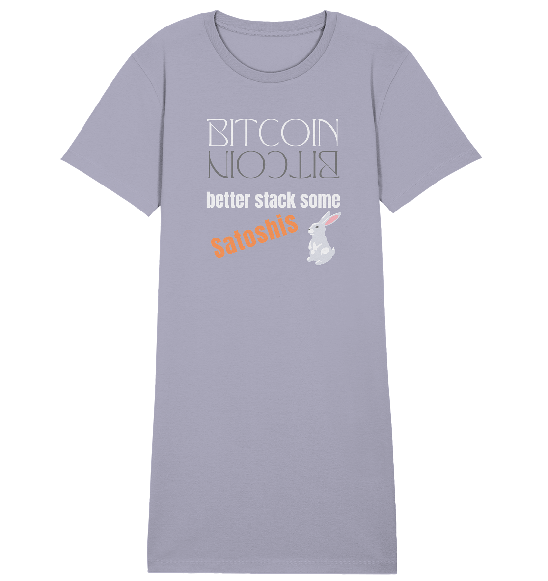 BITCOIN better stack some Satoshis - LADIES COLLECTION 21% automat. Rabatt bis zum Halving 2024  - Ladies Organic Shirt Dress