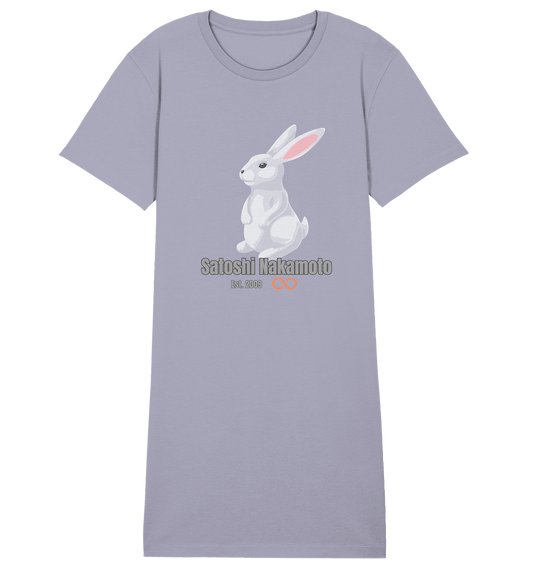 SATOSHI NAKAMOTO Est. 2009 (unendlich) - LADIES COLLECTION 21% automat. Rabatt bis zum Halving 2024  - Ladies Organic Shirt Dress