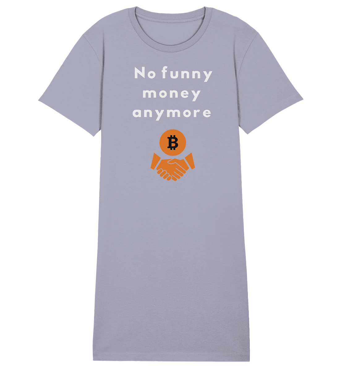 No funny money anymore (Ladies Collection 21% Rabatt bis zum Halving 2024) - Ladies Organic Shirt Dress
