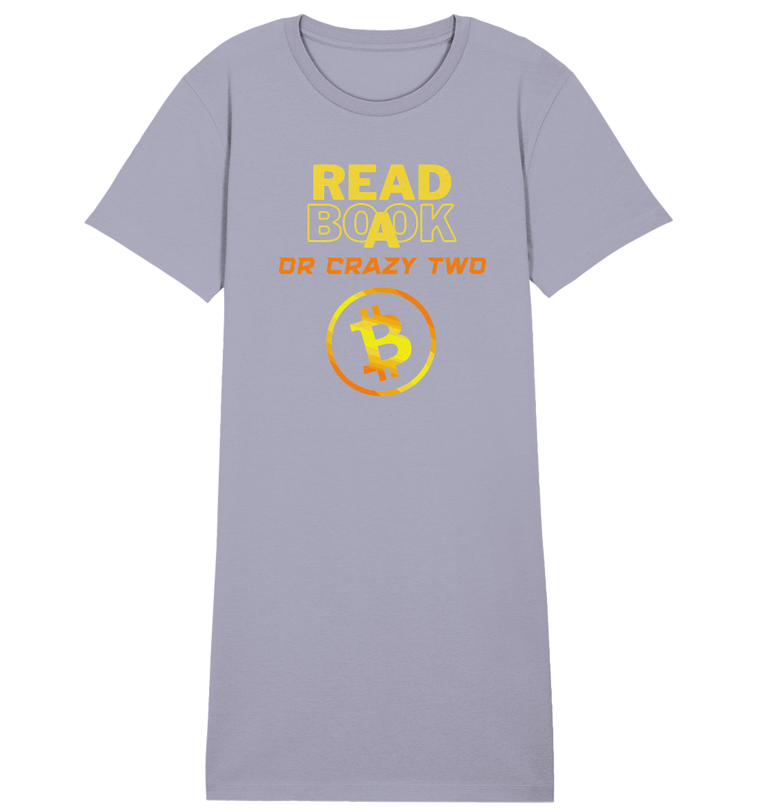READ A BOOK OR CRAZY TWO - Ladies Collection - Ladies Organic Shirt Dress