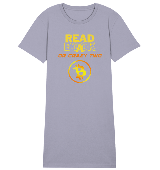 READ A BOOK OR CRAZY TWO - Ladies Collection - Ladies Organic Shirt Dress