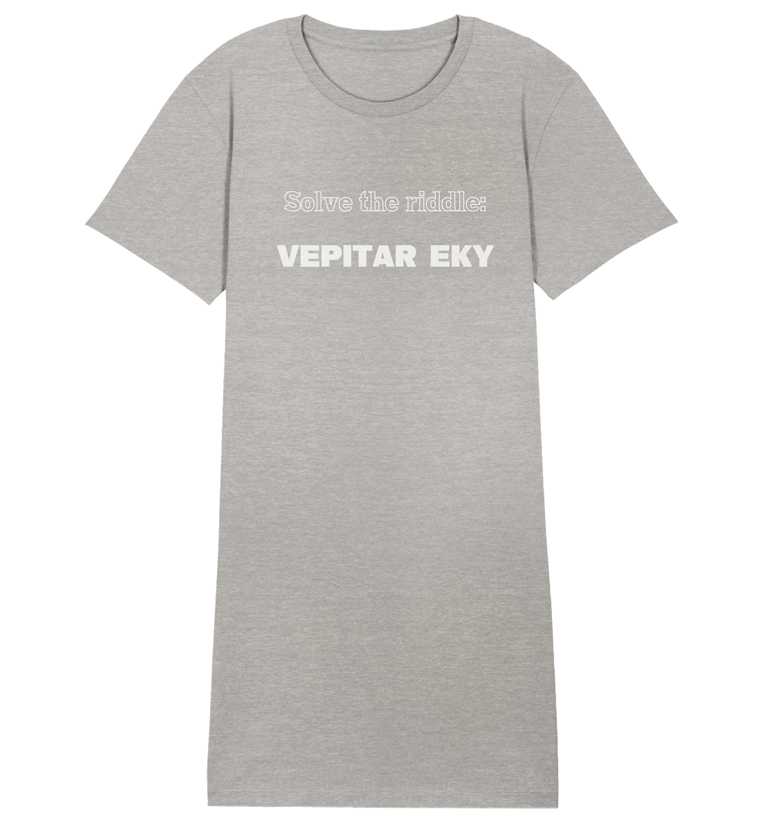 SOLVE THE RIDDLE - VEPITAR EKY  (Ladies) - Ladies Organic Shirt Dress