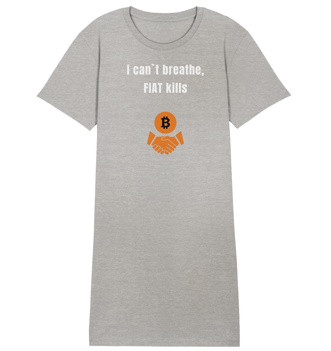 I can`t breathe, FIAT kills (Ladies Collection 21% Rabatt bis zum Halving 2024)  - Ladies Organic Shirt Dress