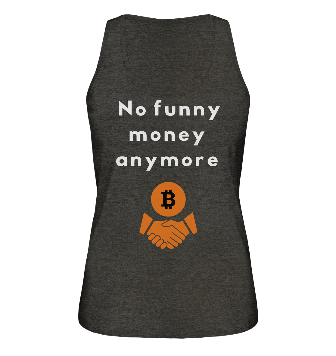 No funny money anymore (Ladies Collection 21% Rabatt bis zum Halving 2024) - Ladies Organic Tank-Top