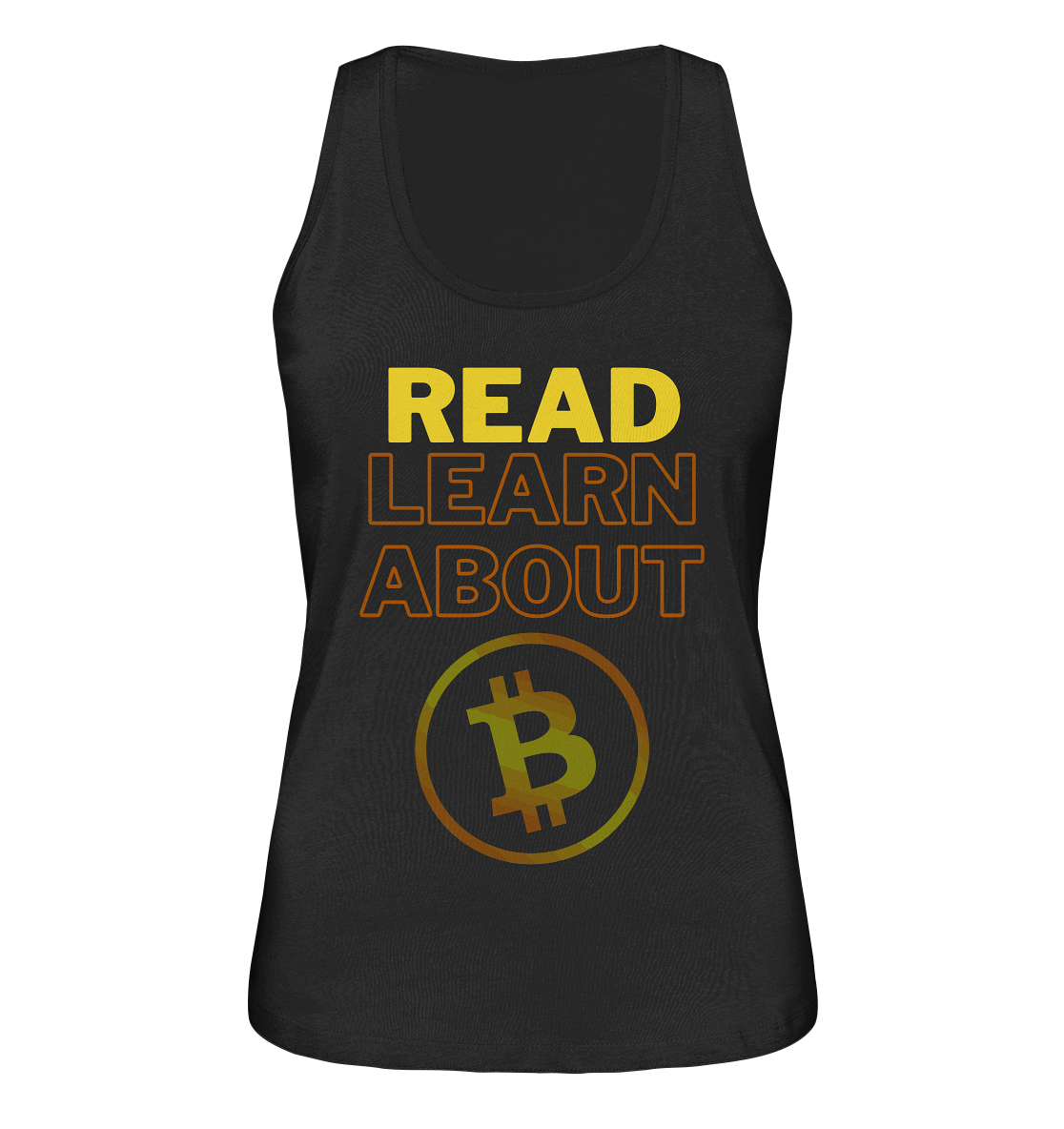 READ - LEARN ABOUT BITCOIN - Ladies Collection - Ladies Organic Tank-Top