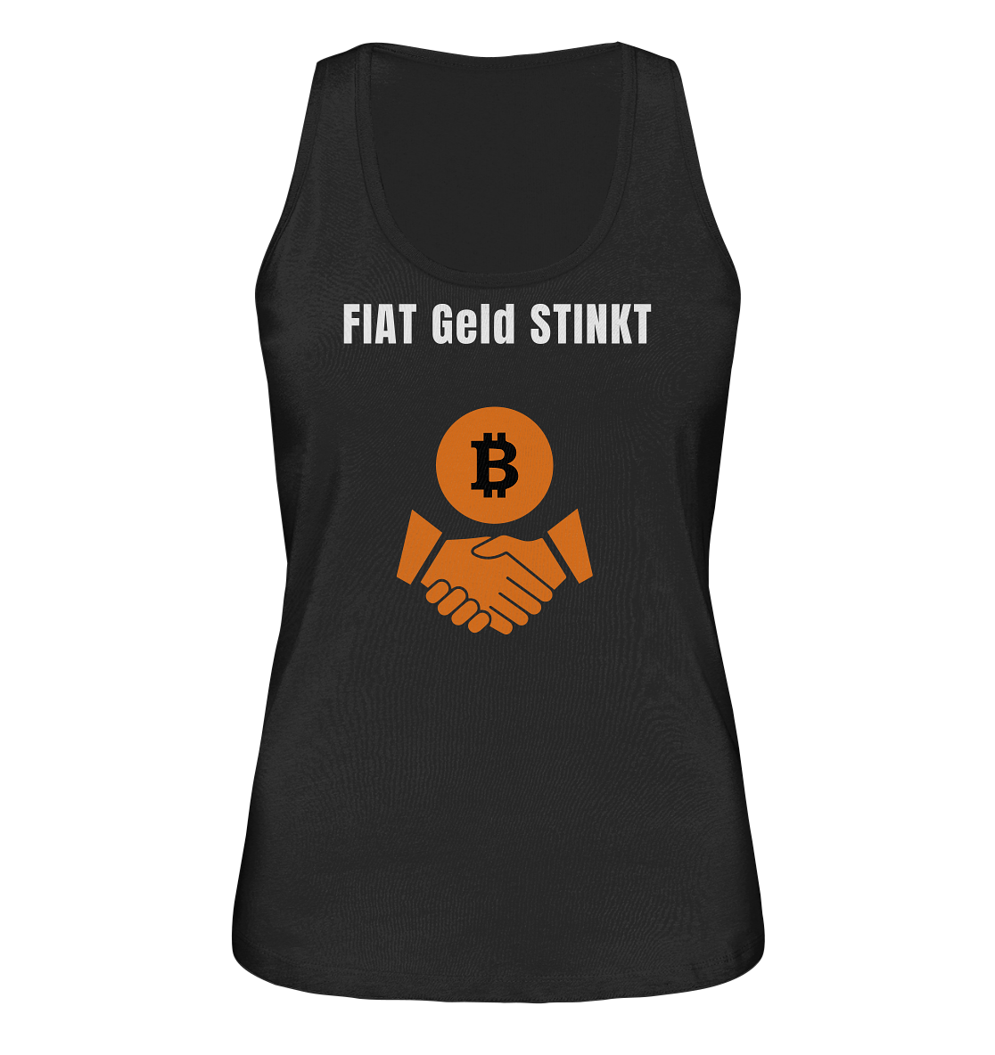 FIAT Geld STINKT (Ladies Collection 21% Rabatt bis zum Halving 2024) - Ladies Organic Tank-Top