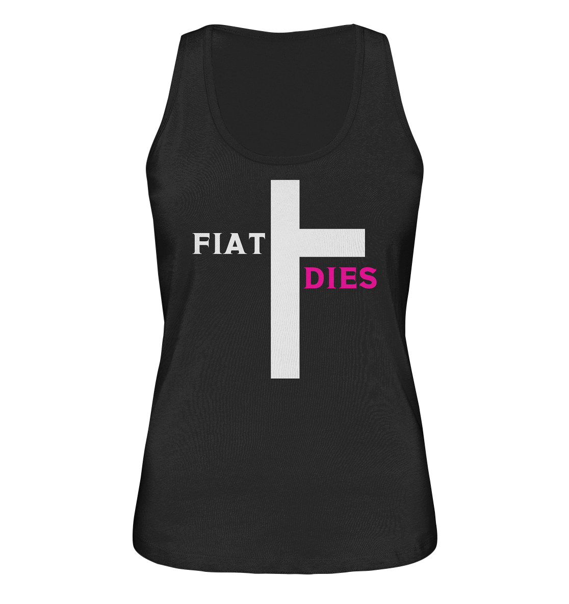 FIAT DIES (weiss / pink) - Ladies Collection  - Ladies Organic Tank-Top