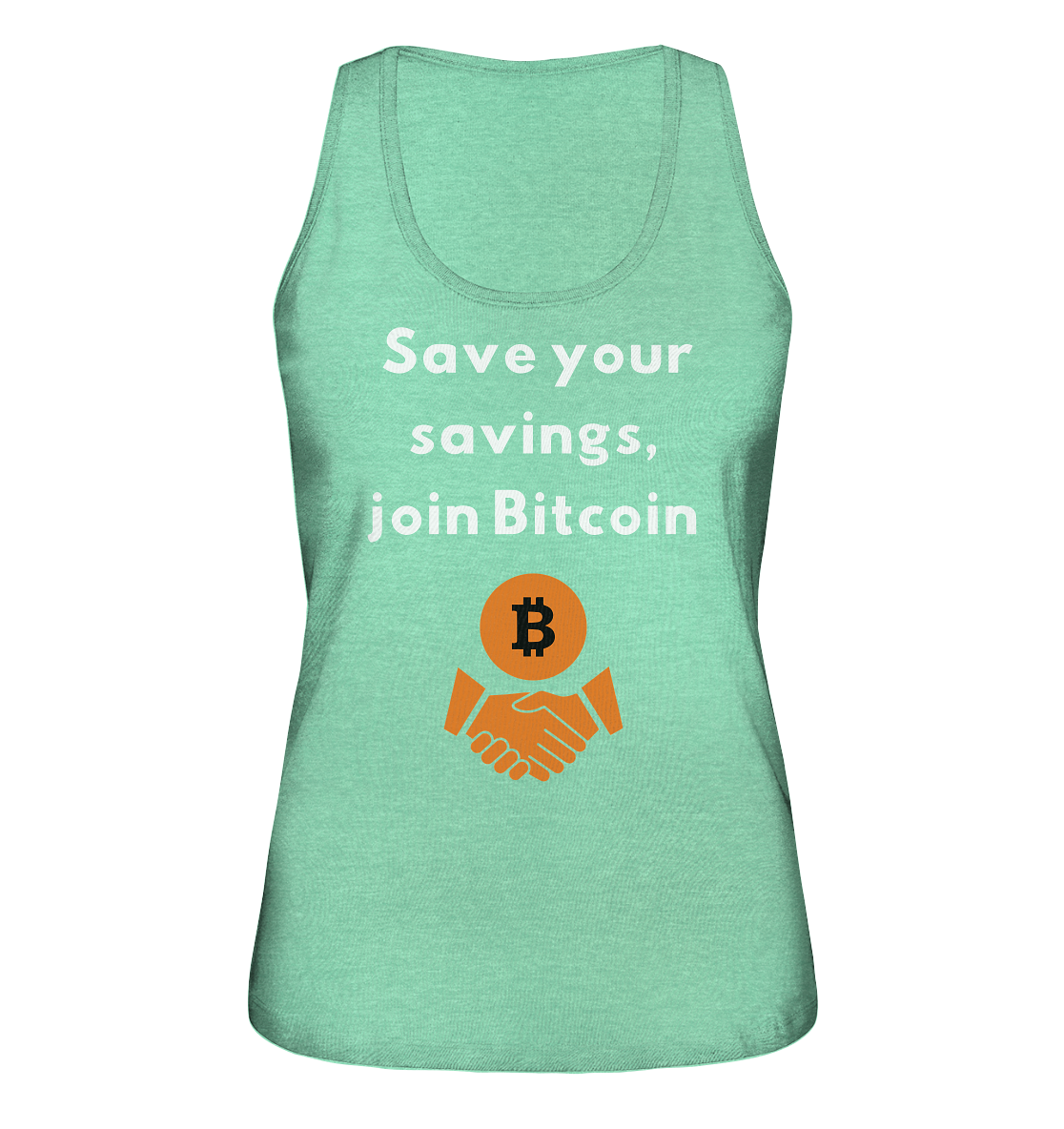 Save your savings join Bitcoin (Ladies Collection 21% Rabatt bis zum Halving 2024) - Ladies Organic Tank-Top