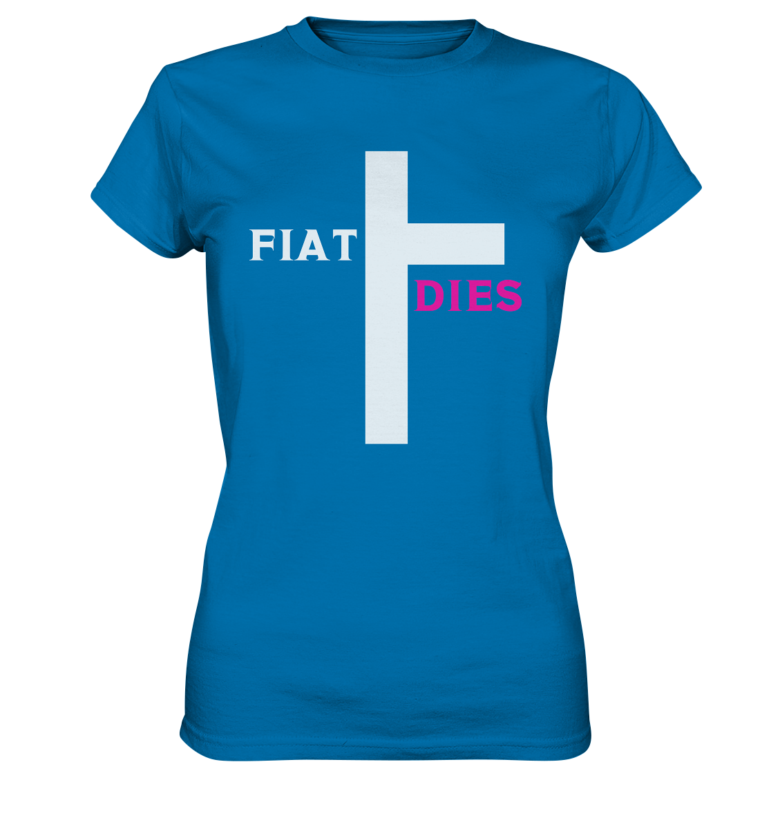 FIAT DIES (weiss / pink) - Ladies Collection  - Ladies Premium Shirt