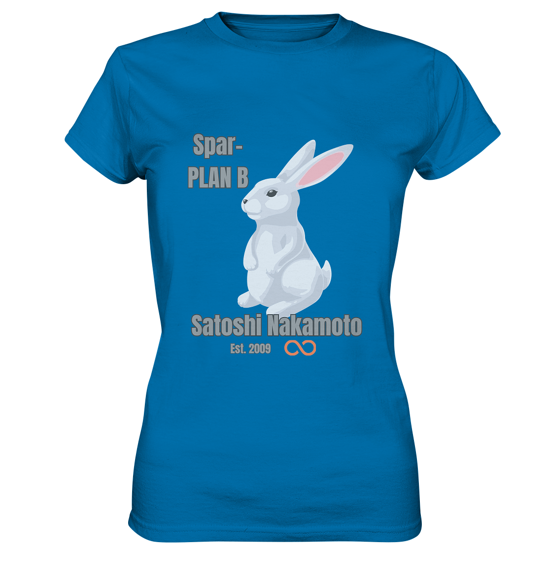 Spar-PLAN B SATOSHI NAKAMOTO Est. 2009 (unendlich) - LADIES COLLECTION 21% automat. Rabatt bis zum Halving 2024  - Ladies Premium Shirt