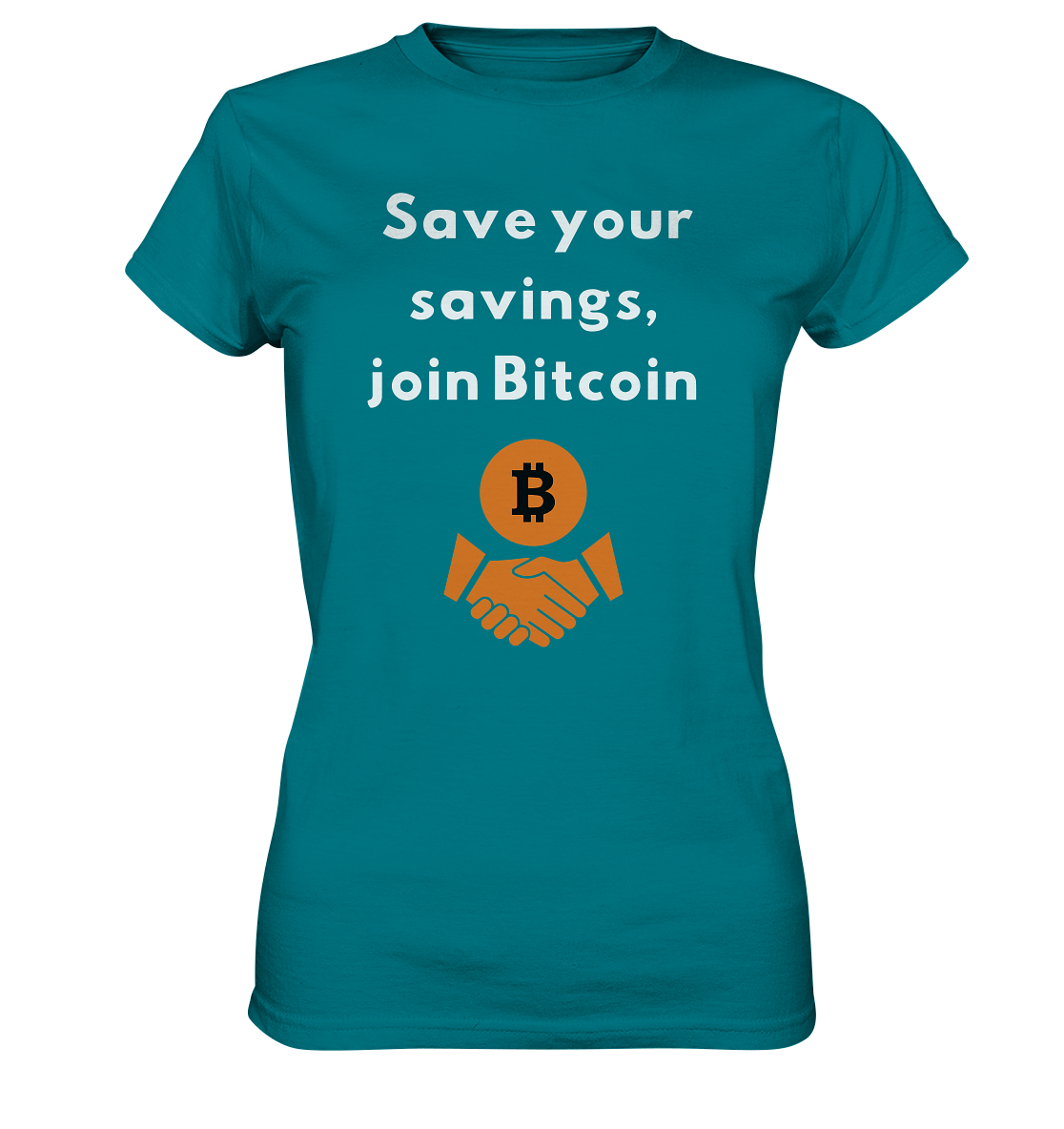 Save your savings join Bitcoin (Ladies Collection 21% Rabatt bis zum Halving 2024) - Ladies Premium Shirt