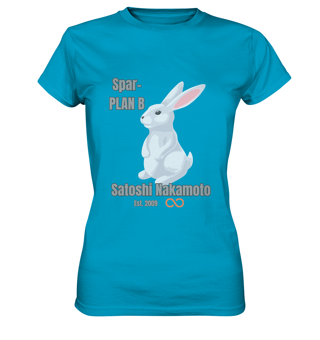 Spar-PLAN B SATOSHI NAKAMOTO Est. 2009 (unendlich) - LADIES COLLECTION 21% automat. Rabatt bis zum Halving 2024  - Ladies Premium Shirt