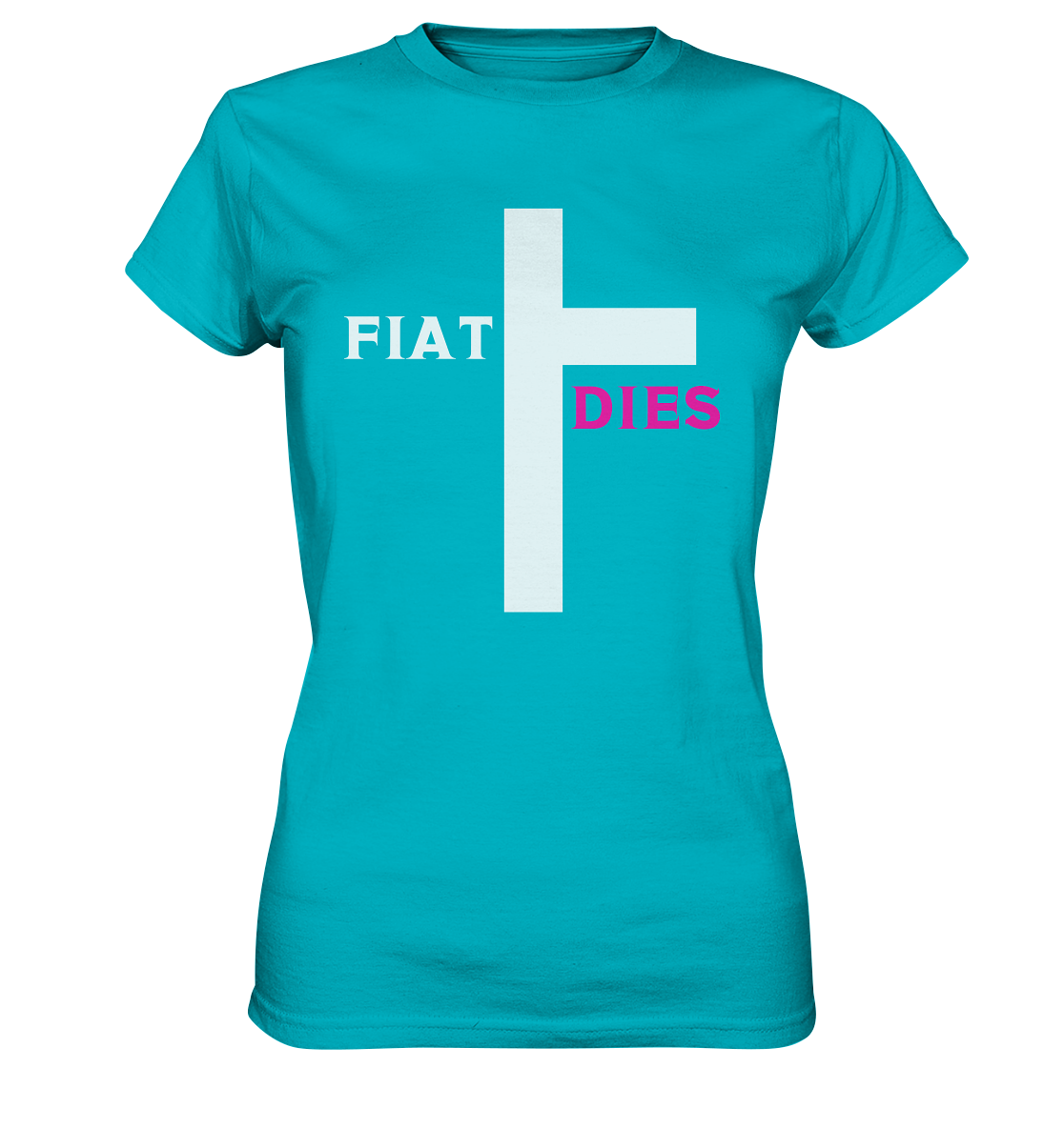 FIAT DIES (weiss / pink) - Ladies Collection  - Ladies Premium Shirt