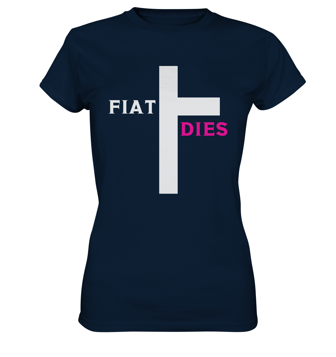 FIAT DIES (weiss / pink) - Ladies Collection  - Ladies Premium Shirt