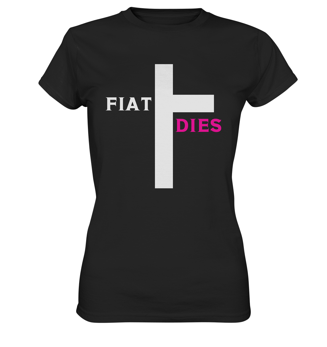 FIAT DIES (weiss / pink) - Ladies Collection  - Ladies Premium Shirt