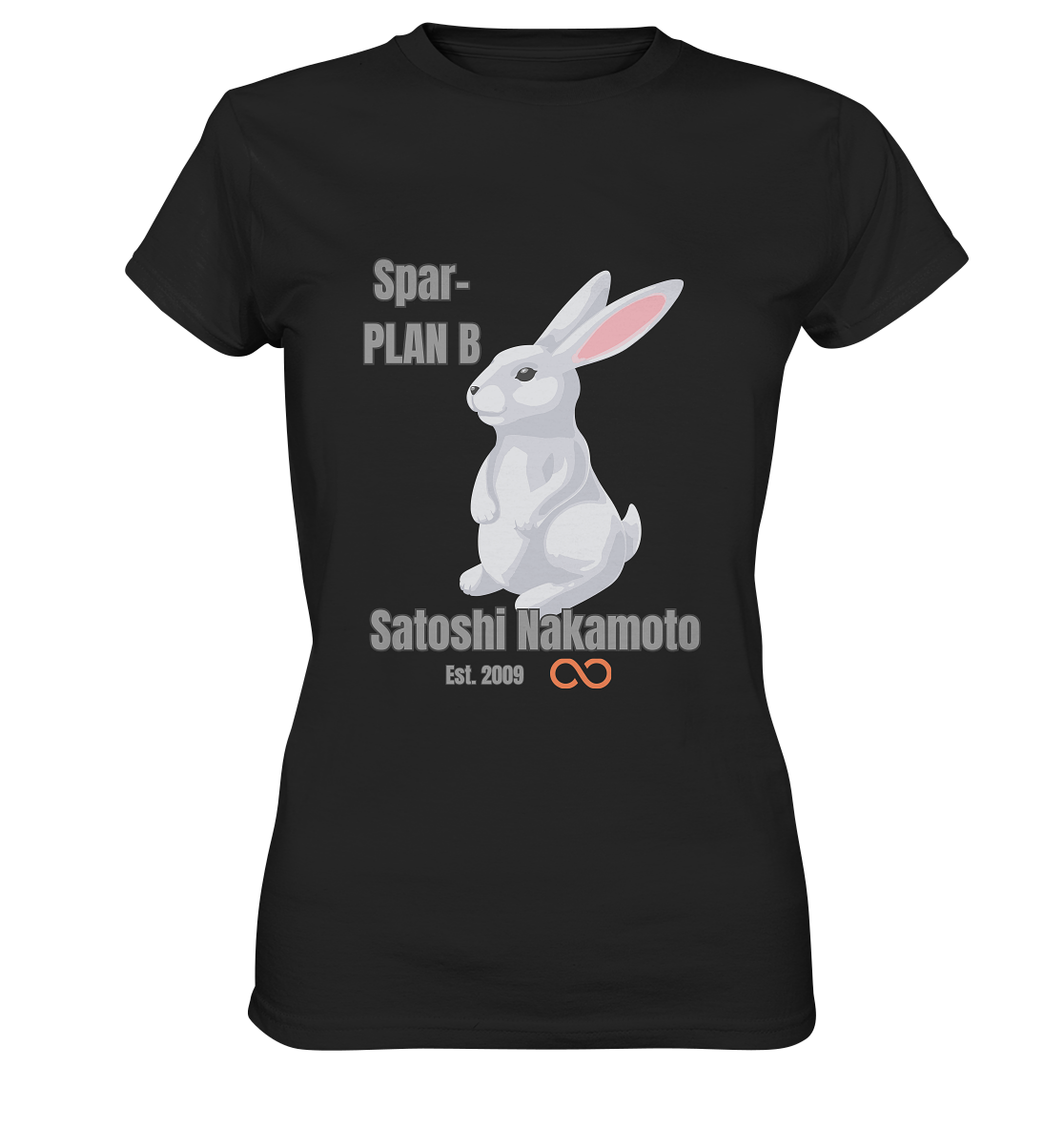 Spar-PLAN B SATOSHI NAKAMOTO Est. 2009 (unendlich) - LADIES COLLECTION 21% automat. Rabatt bis zum Halving 2024  - Ladies Premium Shirt