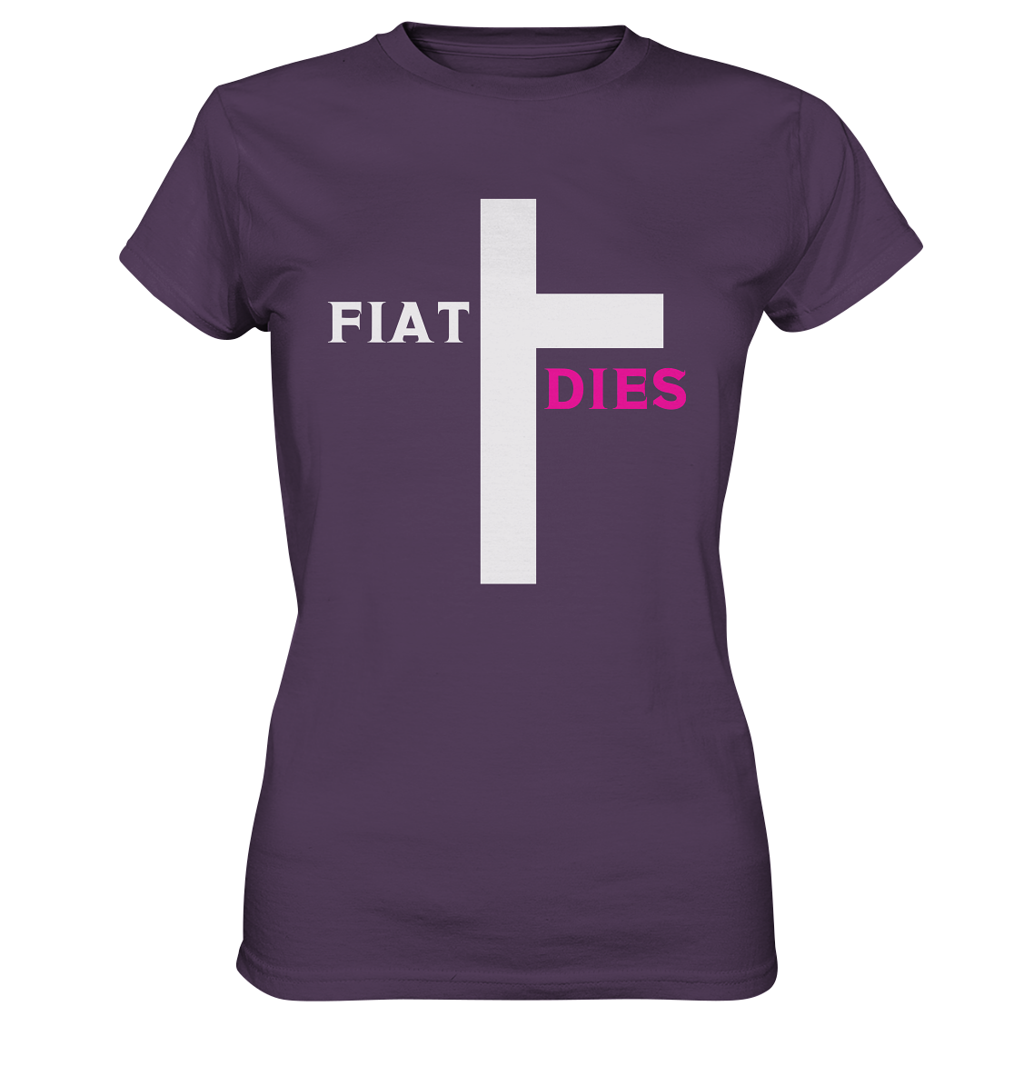 FIAT DIES (weiss / pink) - Ladies Collection  - Ladies Premium Shirt