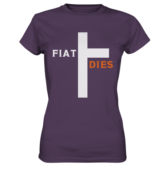 FIAT DIES (weiss / orange) - Ladies Collection - Ladies Premium Shirt