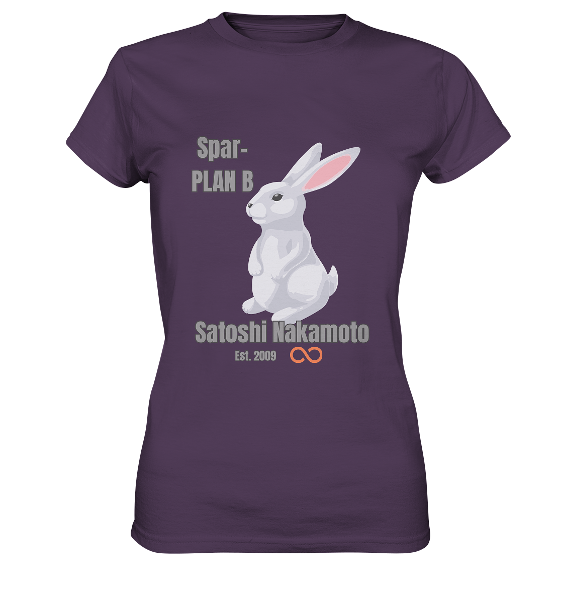 Spar-PLAN B SATOSHI NAKAMOTO Est. 2009 (unendlich) - LADIES COLLECTION 21% automat. Rabatt bis zum Halving 2024  - Ladies Premium Shirt