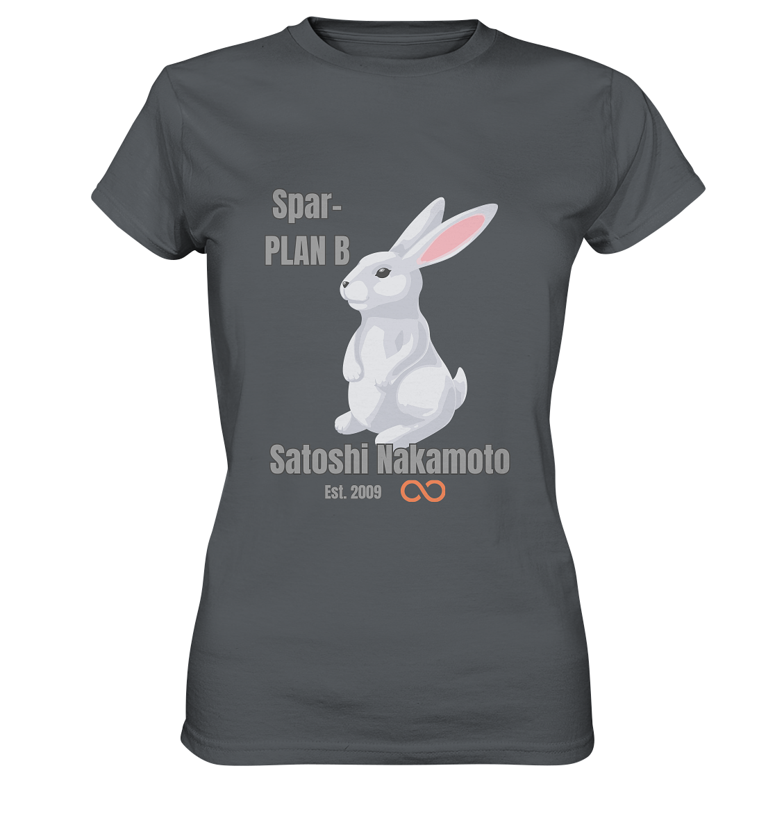 Spar-PLAN B SATOSHI NAKAMOTO Est. 2009 (unendlich) - LADIES COLLECTION 21% automat. Rabatt bis zum Halving 2024  - Ladies Premium Shirt