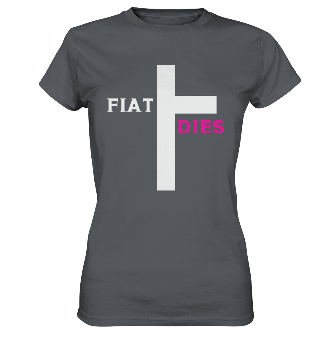 FIAT DIES (weiss / pink) - Ladies Collection  - Ladies Premium Shirt