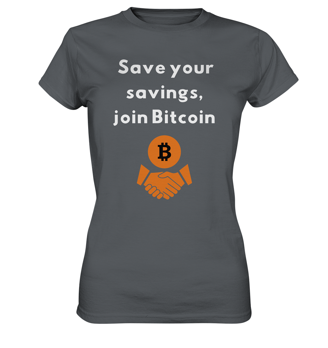 Save your savings join Bitcoin (Ladies Collection 21% Rabatt bis zum Halving 2024) - Ladies Premium Shirt