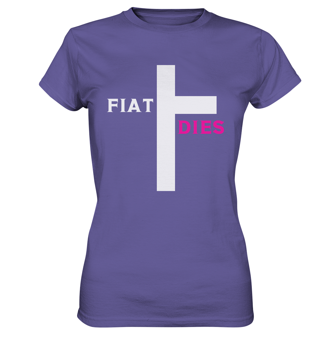 FIAT DIES (weiss / pink) - Ladies Collection  - Ladies Premium Shirt
