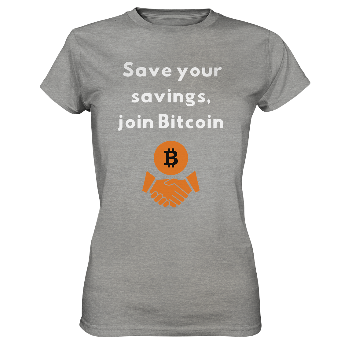 Save your savings join Bitcoin (Ladies Collection 21% Rabatt bis zum Halving 2024) - Ladies Premium Shirt