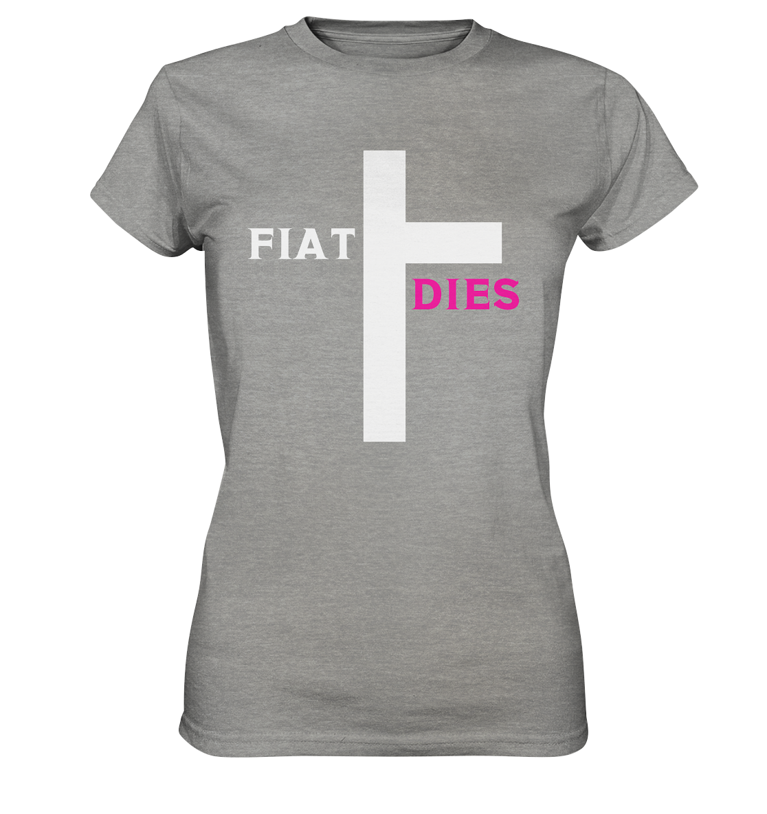 FIAT DIES (weiss / pink) - Ladies Collection  - Ladies Premium Shirt