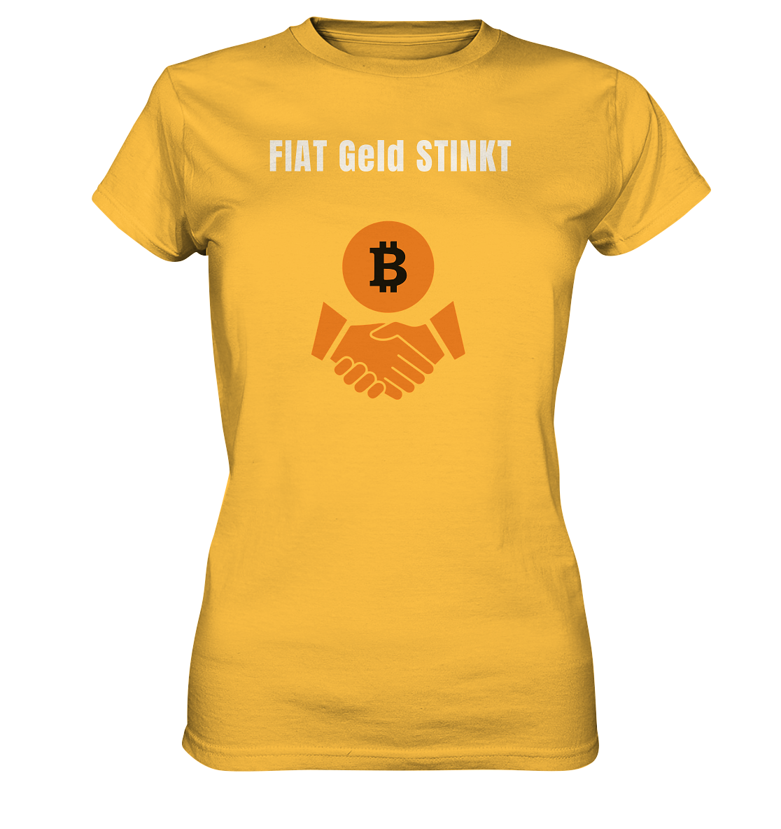 FIAT Geld STINKT (Ladies Collection 21% Rabatt bis zum Halving 2024) - Ladies Premium Shirt
