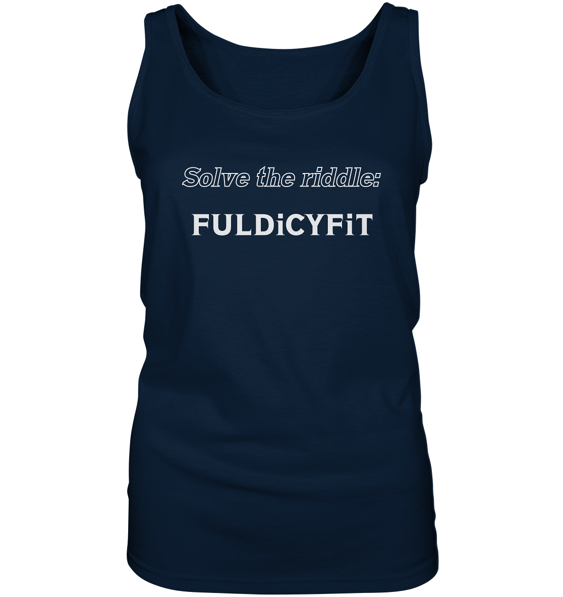 SOLVE THE RIDDLE - FULDiCYFiT  (Ladies)  - Ladies Tank-Top