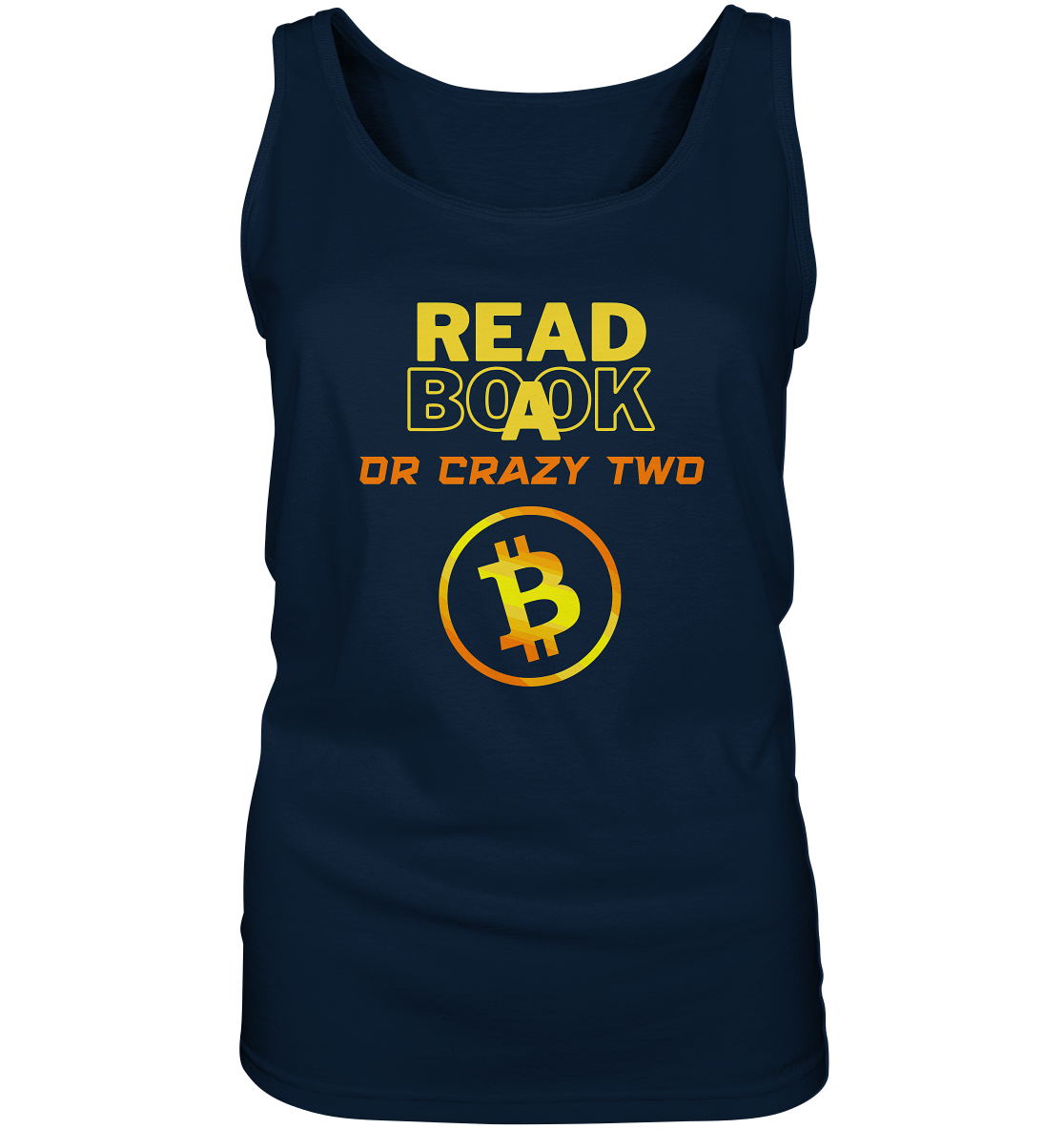READ A BOOK OR CRAZY TWO - Ladies Collection - Ladies Tank-Top