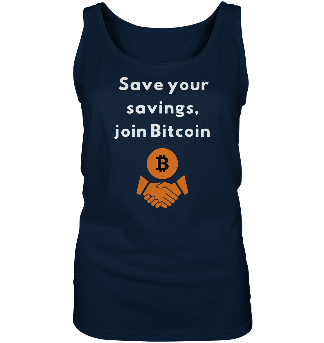 Save your savings join Bitcoin (Ladies Collection 21% Rabatt bis zum Halving 2024) - Ladies Tank-Top