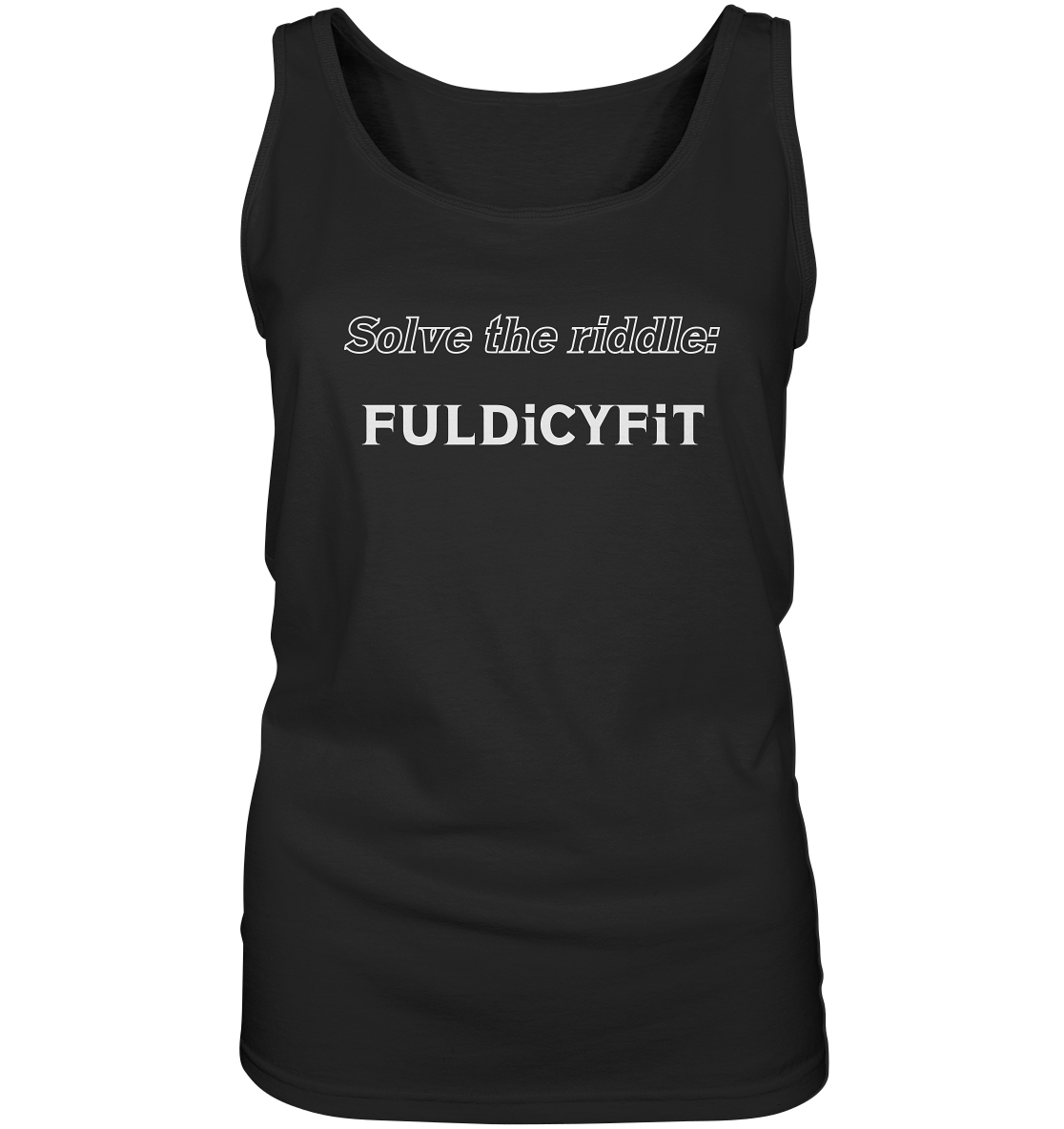 SOLVE THE RIDDLE - FULDiCYFiT  (Ladies)  - Ladies Tank-Top