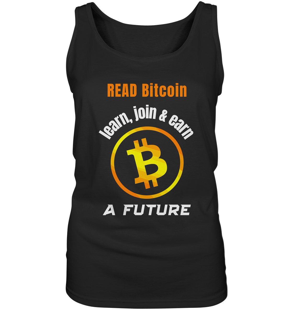 READ BITCOIN learn, join & earn A FUTURE - Var. Ladies collection  - Ladies Tank-Top