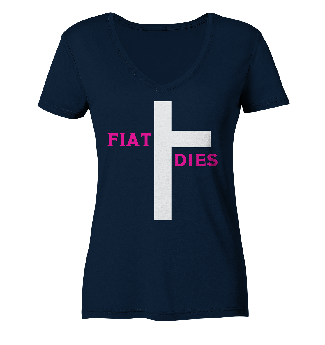 FIAT DIES (pink / pink) - Ladies Collection  - Ladies V-Neck Shirt