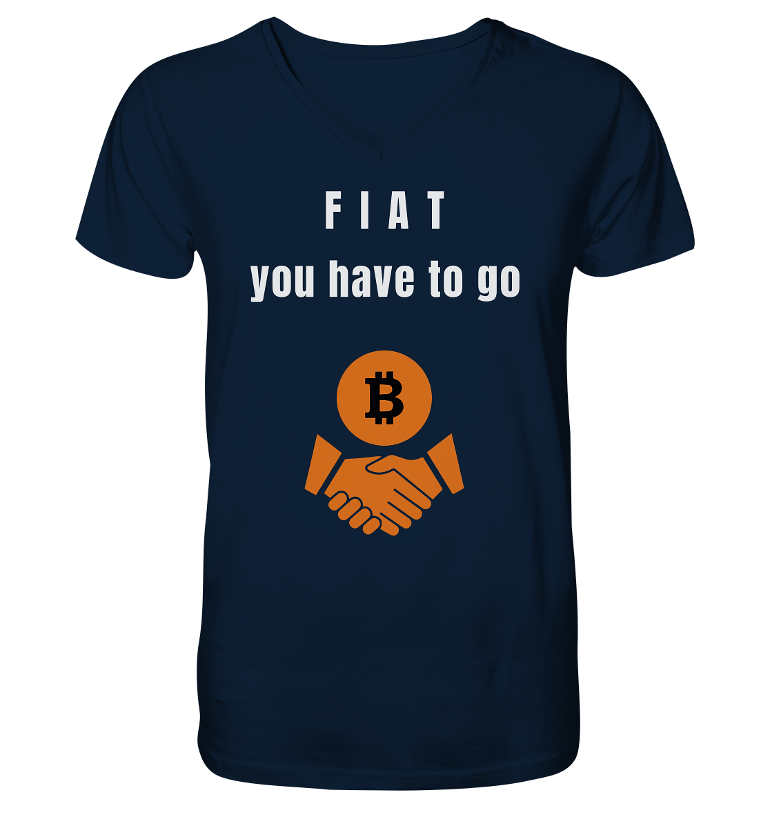 FIAT you have to go - Mens Organic V-Neck Shirt