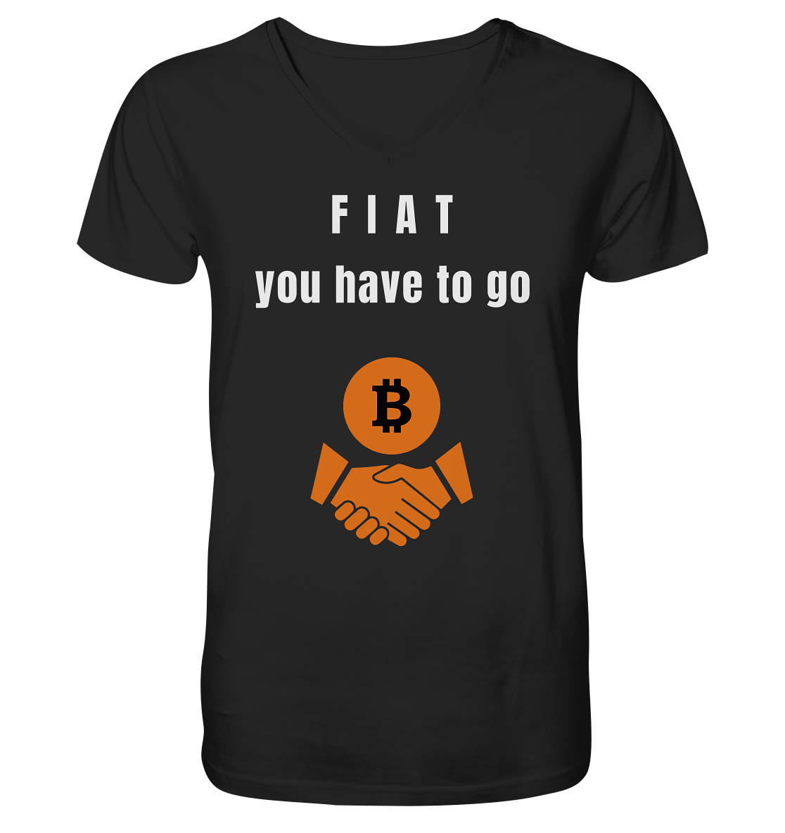 FIAT you have to go - Mens Organic V-Neck Shirt