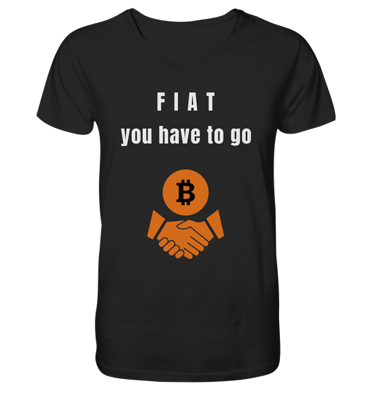 FIAT you have to go - Mens Organic V-Neck Shirt
