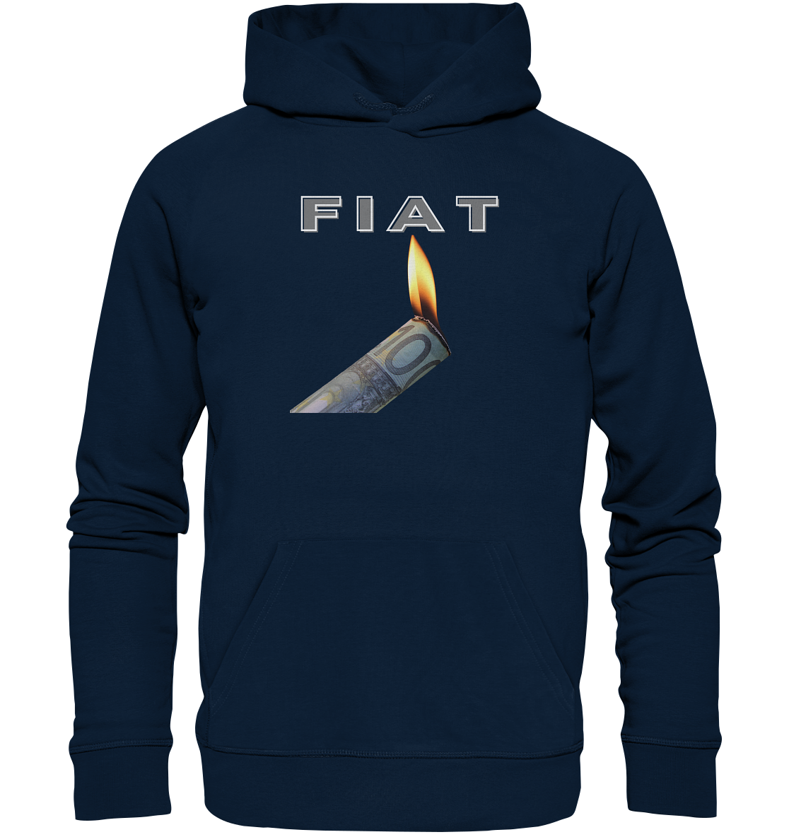 Fiat verbrennt Deine Zukunft - Organic Basic Hoodie