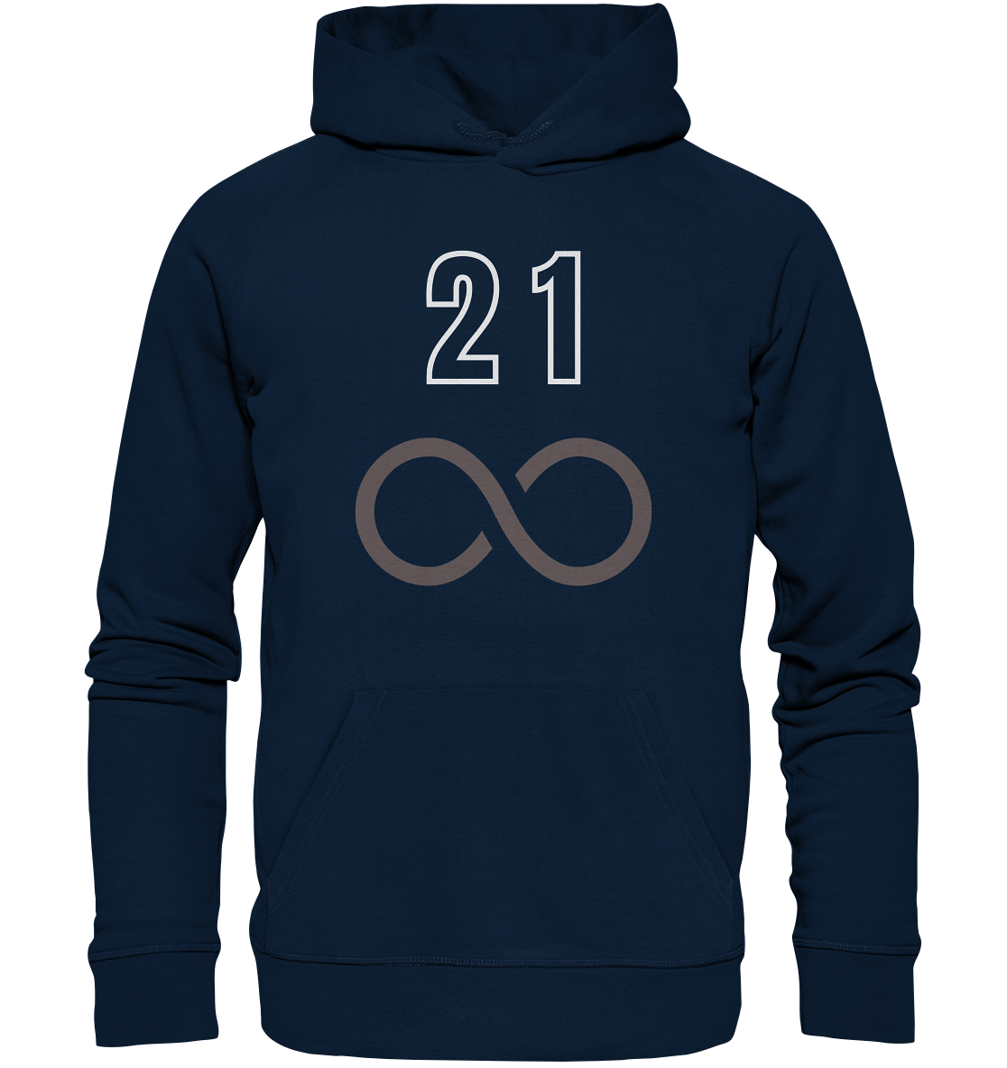 21 unendlich - Organic Basic Hoodie