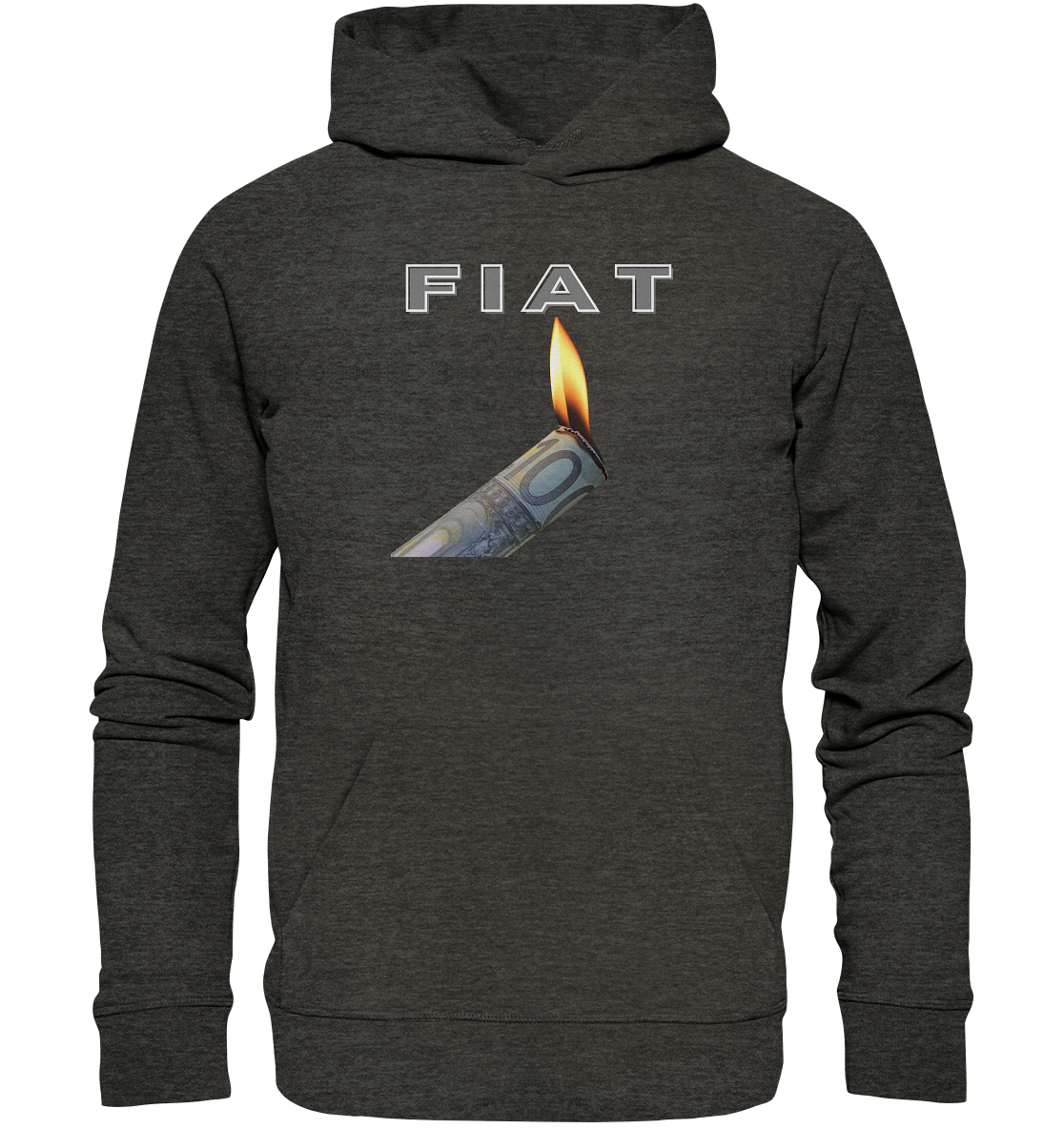Fiat verbrennt Deine Zukunft - Organic Basic Hoodie
