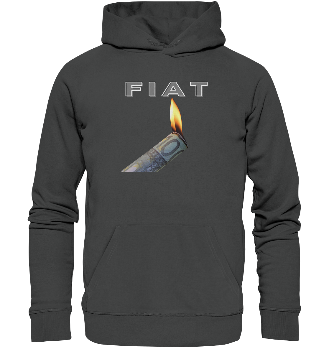 Fiat verbrennt Deine Zukunft - Organic Basic Hoodie
