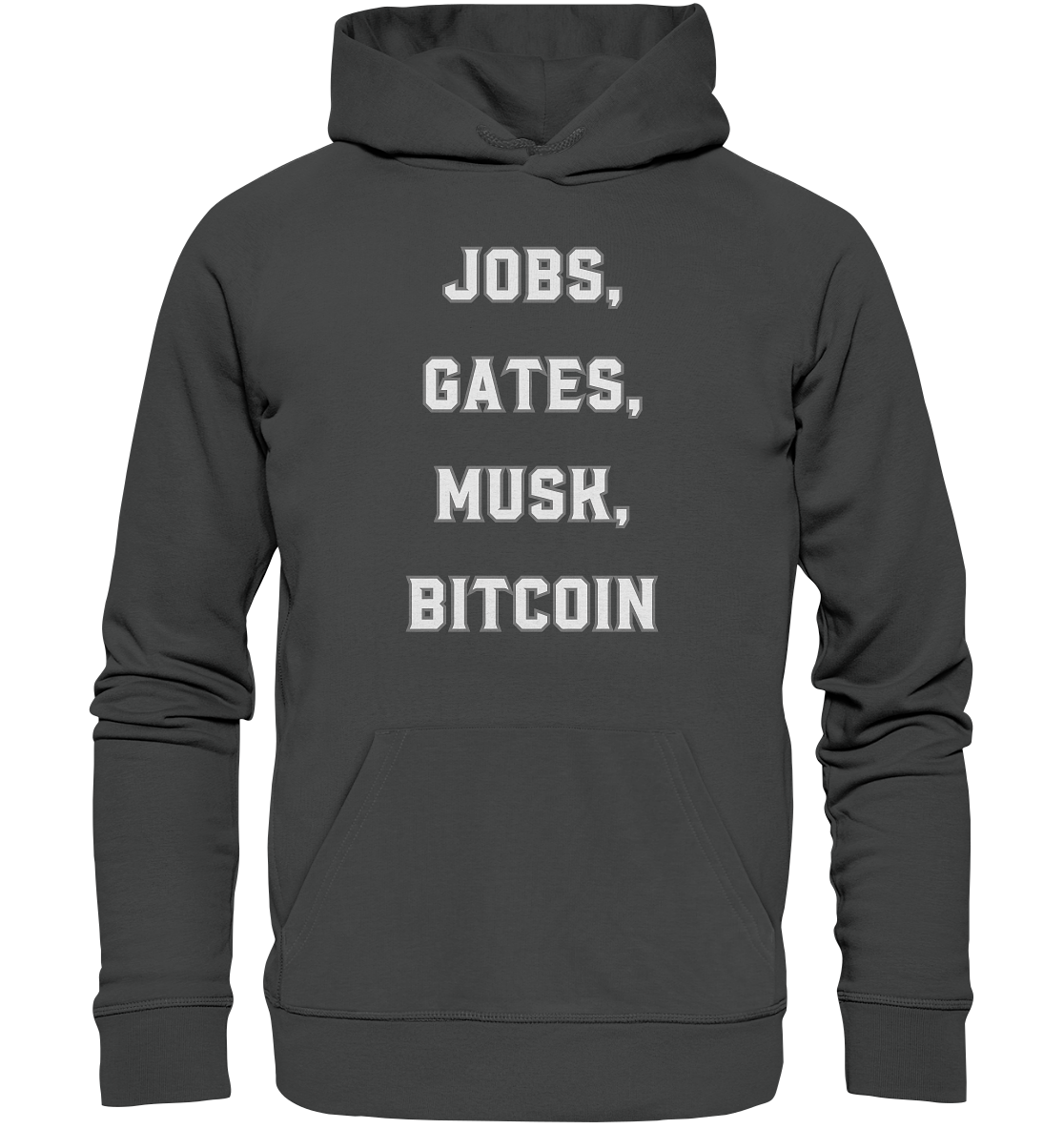 Steve Jobs, Bill Gates, Elon Musk, BITCOIN - Organic Basic Hoodie