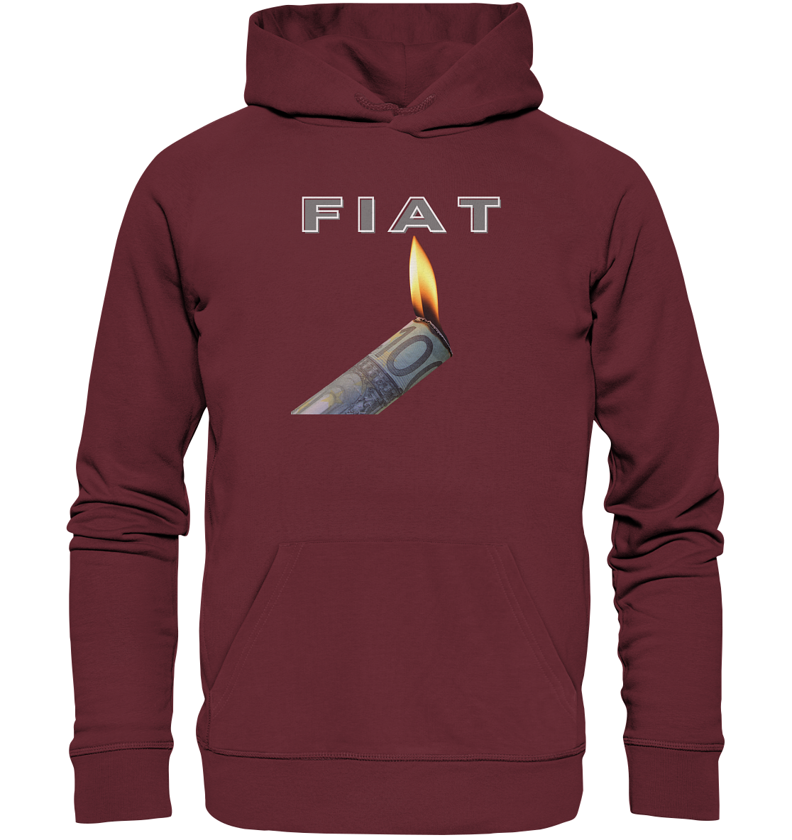 Fiat verbrennt Deine Zukunft - Organic Basic Hoodie