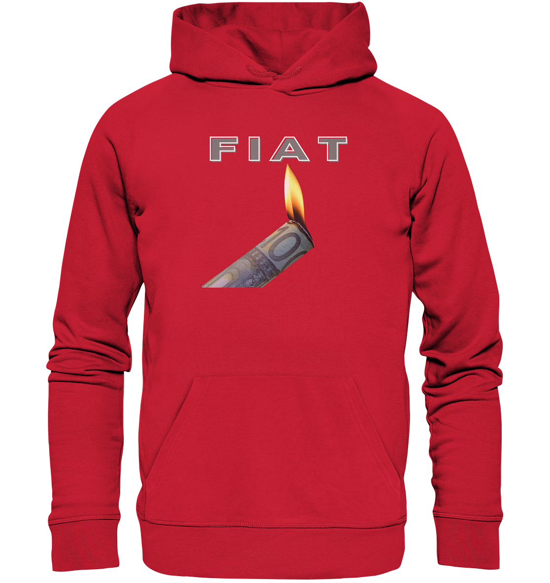 Fiat verbrennt Deine Zukunft - Organic Basic Hoodie