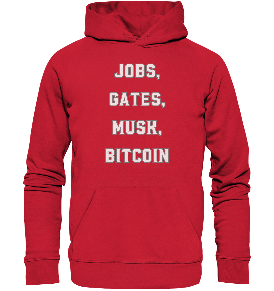 Steve Jobs, Bill Gates, Elon Musk, BITCOIN - Organic Basic Hoodie