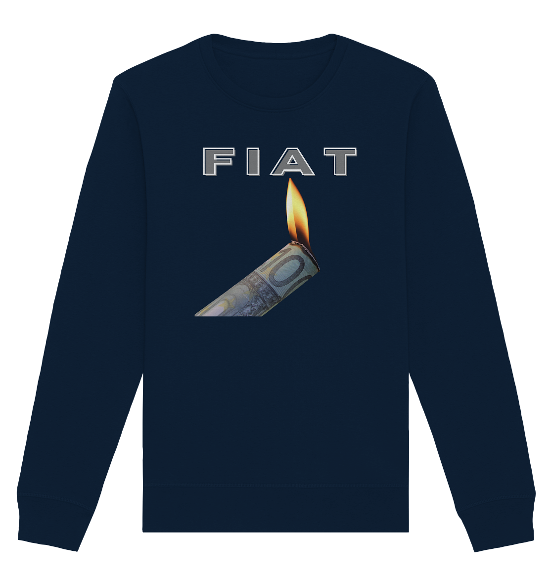Fiat verbrennt Deine Zukunft - Organic Basic Unisex Sweatshirt