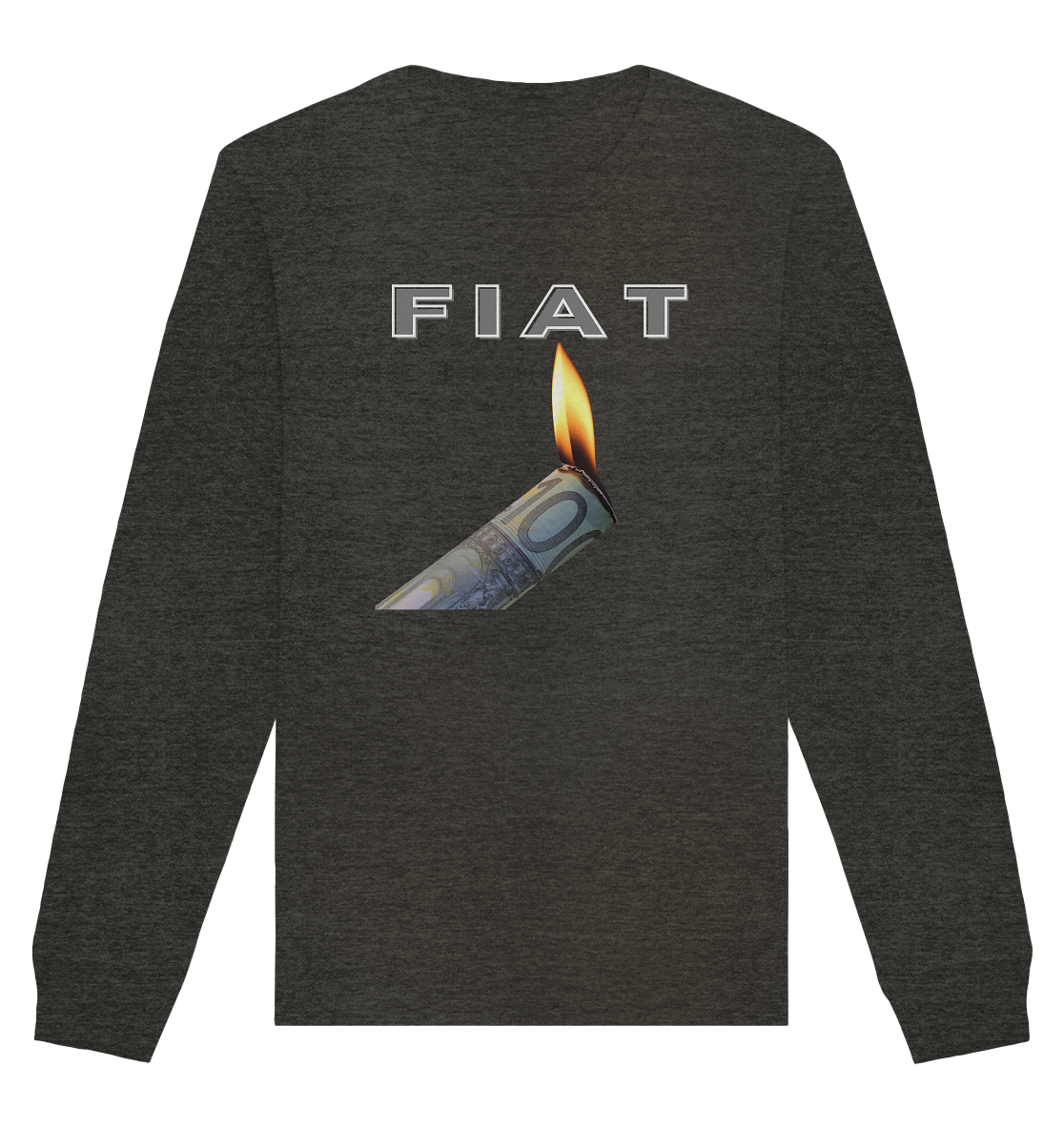Fiat verbrennt Deine Zukunft - Organic Basic Unisex Sweatshirt